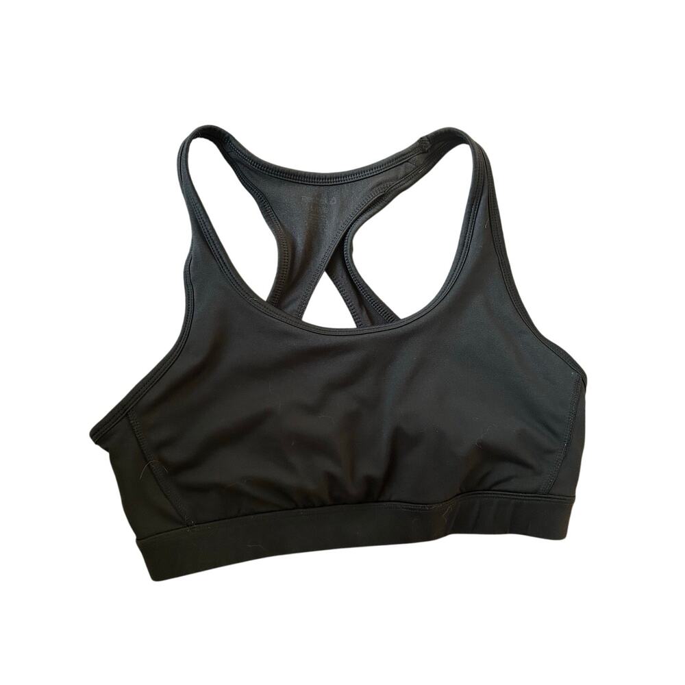 Racerback Sports Bra Reebok L Medium Impact Black